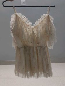 Sparkly Tulle Mini Dress