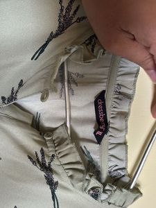 Patterned Long Sleeve Top