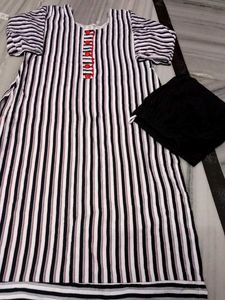 Striped Kurta Set