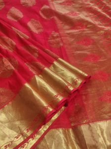 Red Bridal Kanchipuram Silk Saree