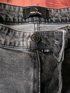 Grey Wash Denim Jeans