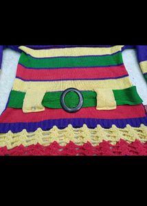 Woolen Frock3,4 Year