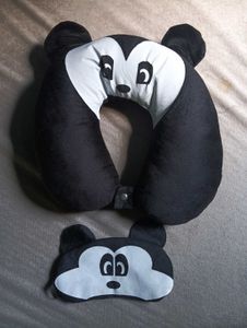 Mickey Mouse Pillow &amp; Eye Mask