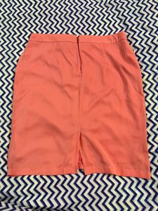Ajio Pencil Satin Skirt