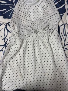 Heart Print knee length dress