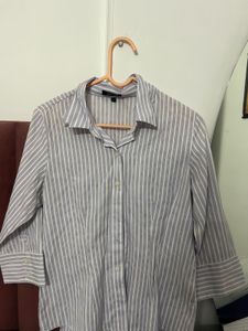 Striped Button-Down Shirt