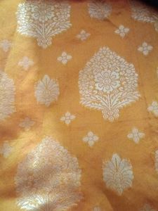 gold colour saree