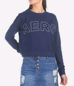 Aeropostale Drop Shoulder Crop Top