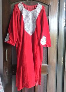 Embroidered pheran from Kashmir