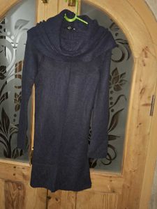 H&amp;m Elegant Knit Cowl Neck Dress
