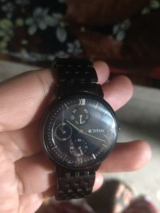 Titan Black Watch