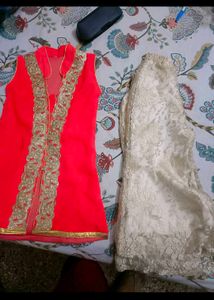 Like New Party Wear Sharara Suit For 3-4 Year Girl