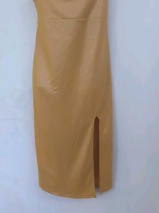 Chic Yellow Bodycon Dress