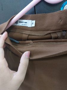 Brown Mini Skirt