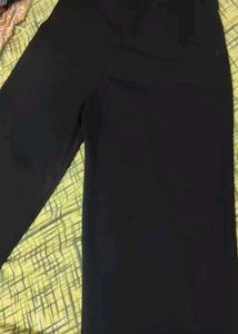 Black Wide Leg Trousers