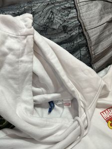Marvel Comics White Hoodie
