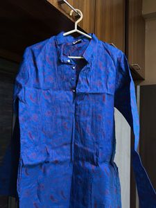 Stylish Blue Printed Kurta