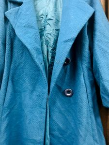 Blue Puffed Jacket