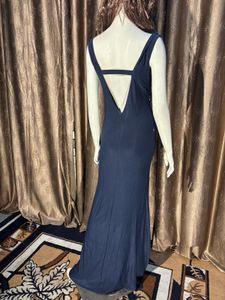 Elegant Navy Blue Maxi Dress