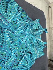 Turquoise Heart Print Cami