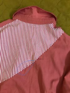 Cool Striped Collared Top Fits S-L