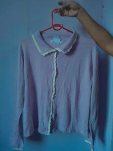 Cute Lavender Knit Top