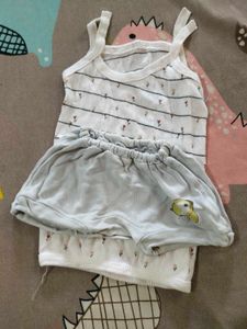Cute Baby Tank Top &amp; Pug Shorts Set