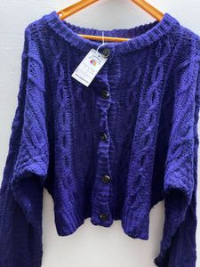 Purple Cardigan