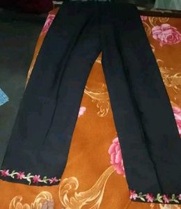 New Black Chikankari Kurta Plazo Set