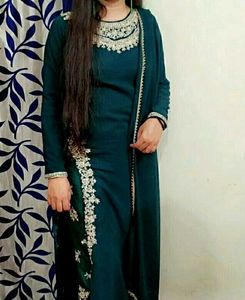 Green Embroidered Salwar Kameez