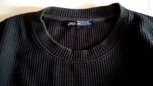 BLACK ZARA MEN TEE . Authentic Product For Sale