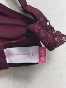 Burgundy Lace Bra