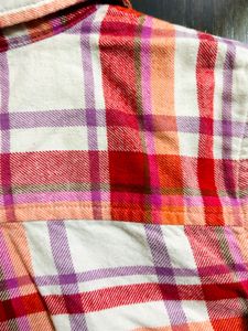 Lands&#39; End Plaid Flannel Shirt