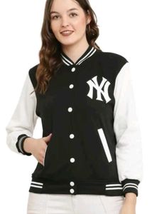 Stylish Black Bomber Jacket