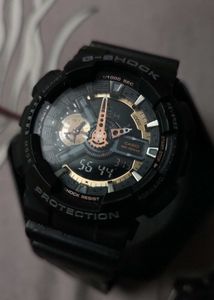 G-Shock Black &amp; Gold Watch
