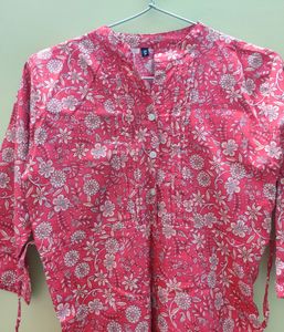 Red Short Kurti For Women