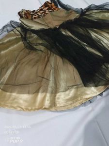 Party Dress with Leopard Print