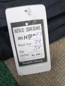 H@73 Size-34 (Sale) Latest Ladies high waist Jeans