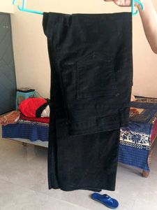 Black Straight Leg Kotty Pants