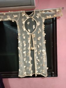 Ethnic Kurti Set With Butterfly Jacket And Salwar