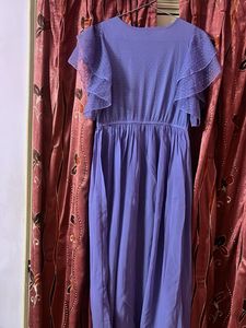Lilac Embroidered Dress