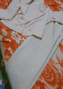 Pink Blazer &amp; Pant Set