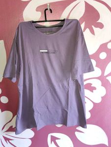 Zudio Purple Graphic Print Tee