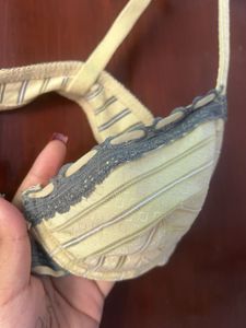Vintage Striped Bra