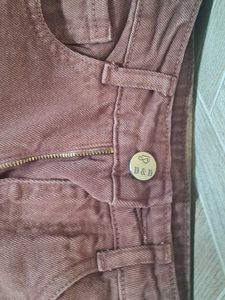 Brown Straight Leg Jeans