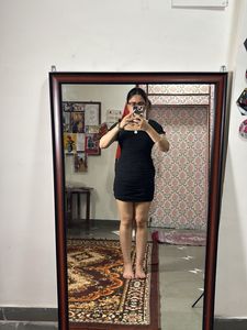 Black Bodycon Mini Dress