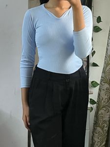 Bright Blue Top
