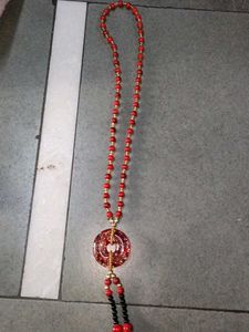 Red Beaded Necklace
