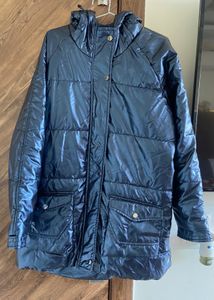 Stylish Blue Puffer Jacket