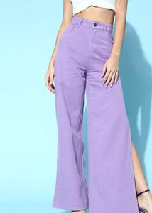 Sassafras High Rise Flared Spit Denim